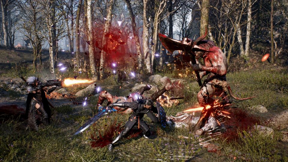 EVILBANE fighter firing a heavy crossbow